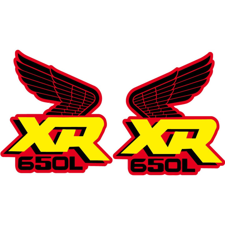 Honda Xr650l Wings Style 4 Stickers Decals - DecalsHouse