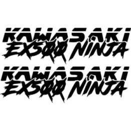 Kawasaki Ex 500 Die Cut Stickers Decals - DecalsHouse