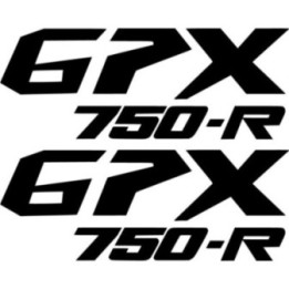 Kawasaki Gpx 750r Die Cut Style 2 Stickers Decals - DecalsHouse