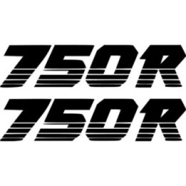 Kawasaki Gpx 750r Die Cut Style 3 Stickers Decals - DecalsHouse