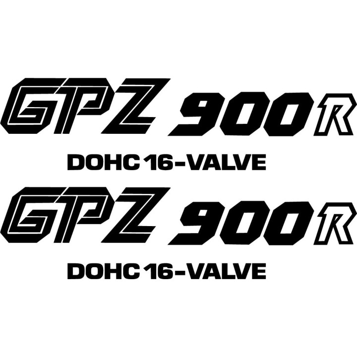 Kawasaki Gpz 900r Die Cut Stickers Decals - DecalsHouse