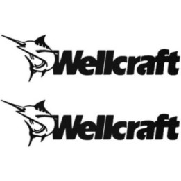 Buy Wellcraft W Marlin Style 4 Boat Kit Decal Sticker Online