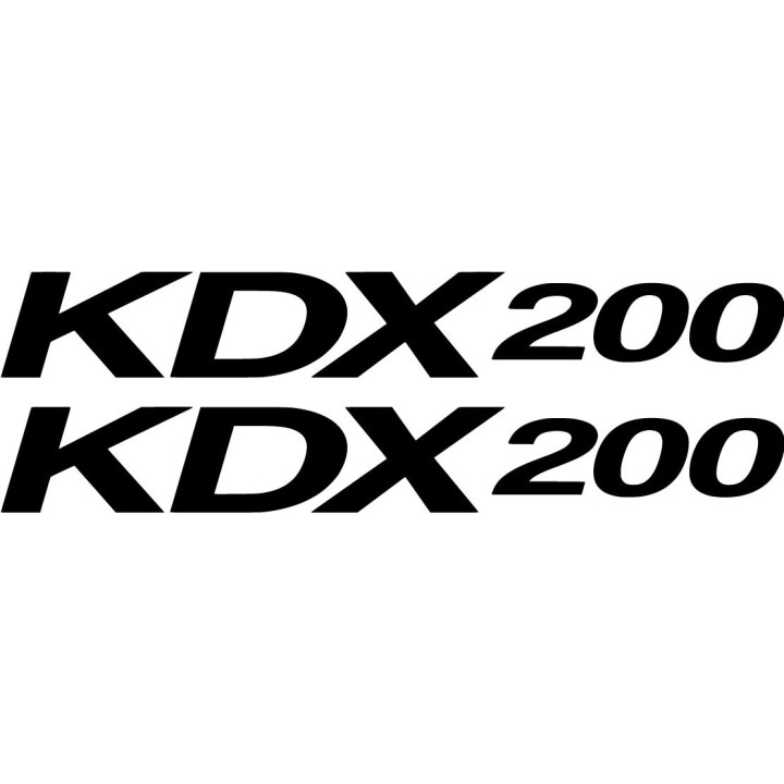 Kawasaki Kdx 200 Die Cut Stickers Decals - DecalsHouse