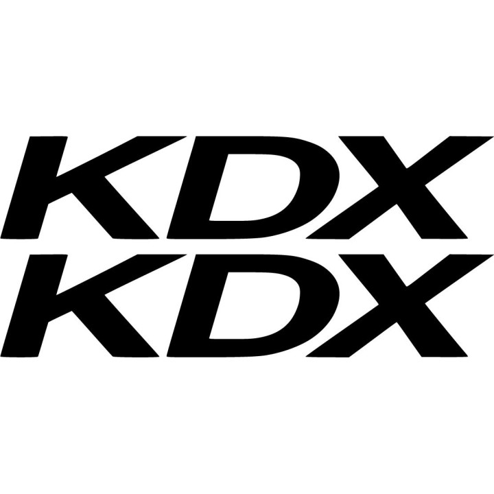 Kawasaki Kdx Die Cut Stickers Decals - DecalsHouse