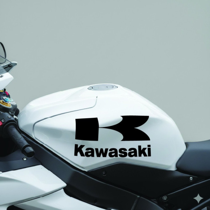 Kawasaki Stickers – Ninja ZX-10R ZX-6R Z900 Motorcycle Decals (2-Pack)