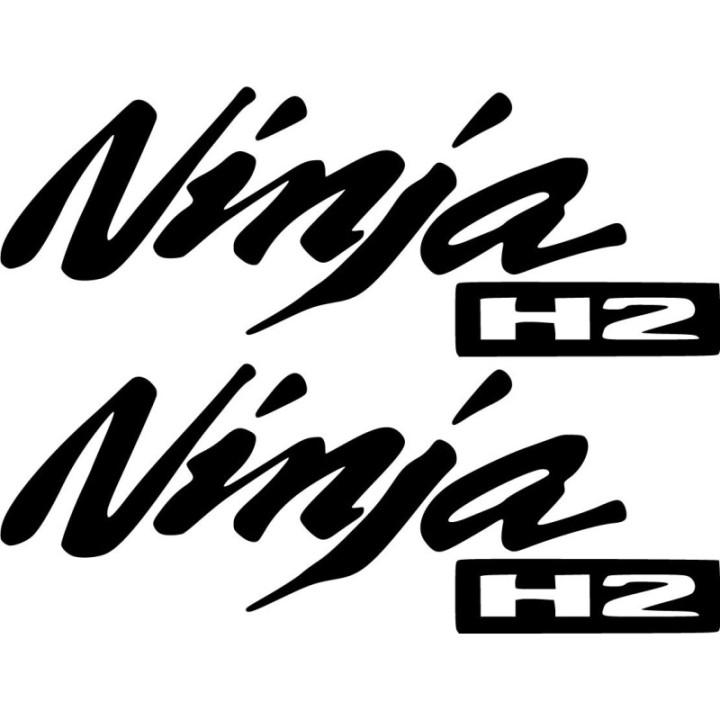 Kawasaki Ninja H2 Style 2 Stickers – Supercharged Sportbike Decals (2-Pack)