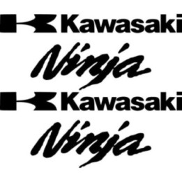 Kawasaki Ninja Logo Die Cut Style 2 Stickers Decals - DecalsHouse