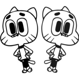 Amazing World of Gumball Stickers – Gumball Decals (2-Pack)