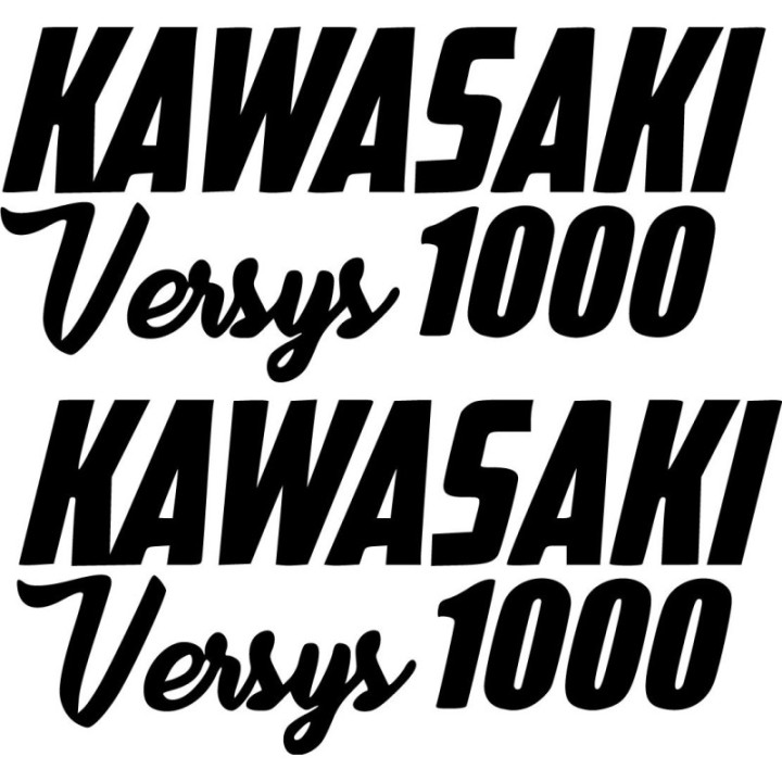 Kawasaki Versys 1000 Die Cut Style 2 Stickers Decals - DecalsHouse