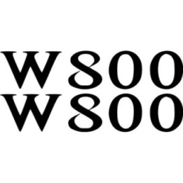 Kawasaki W800 Die Cut Stickers Decals - DecalsHouse