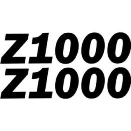 Kawasaki Z1000 Die Cut Style 3 Stickers Decals - DecalsHouse