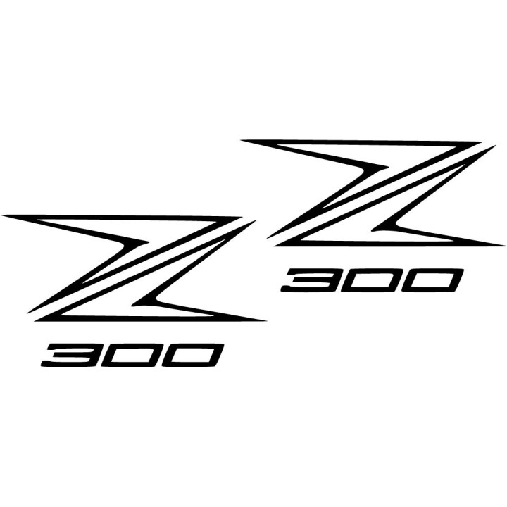 Kawasaki Z 300 Die Cut Style 2 Stickers Decals - DecalsHouse