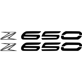 Kawasaki Z 650 Die Cut Style 3 Stickers Decals - DecalsHouse
