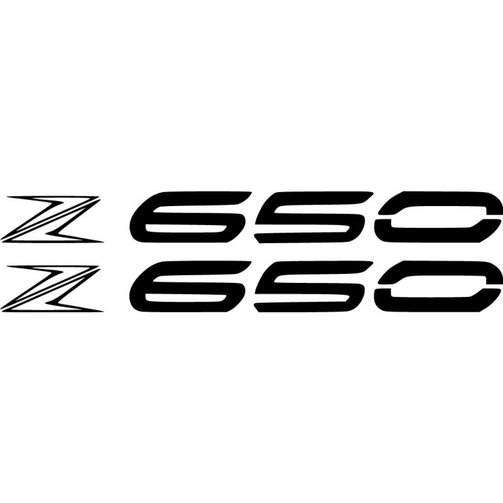 Kawasaki Z 650 Die Cut Style 3 Stickers Decals - DecalsHouse