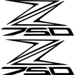 Kawasaki Z 750 Die Cut Style 2 Stickers Decals - DecalsHouse