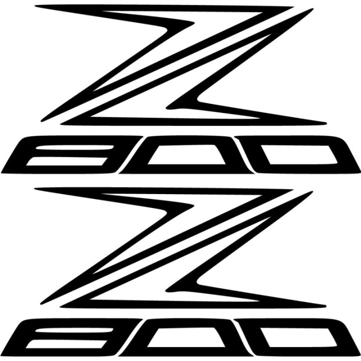 Kawasaki Z800 Naked Bike Stickers – Z Series Decals (2-Pack)