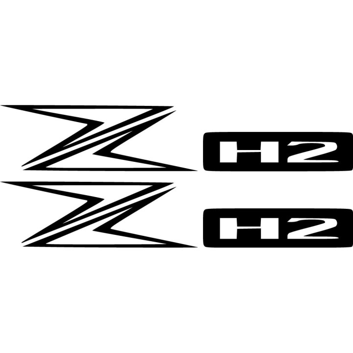 Kawasaki Z H2 Supercharged Naked Bike Stickers – Decals (2-Pack)