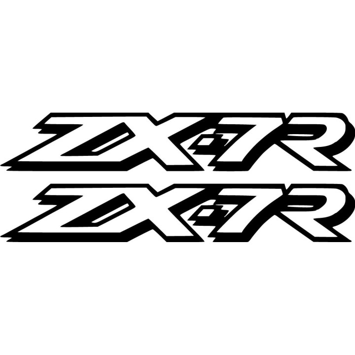 Kawasaki Zx 7r Die Cut Outline Stickers Decals - DecalsHouse