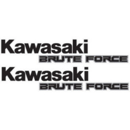 Kawasaki Brute Force ATV Stickers – 300 450 650 750 Decals (2-Pack)