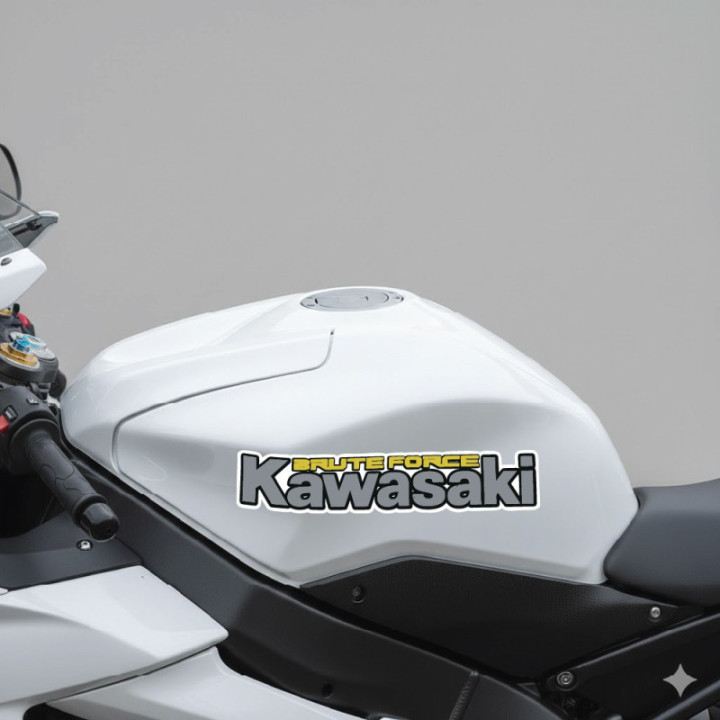 Kawasaki Brute Force Stickers – ATV Body Panel Decals (2-Pack)