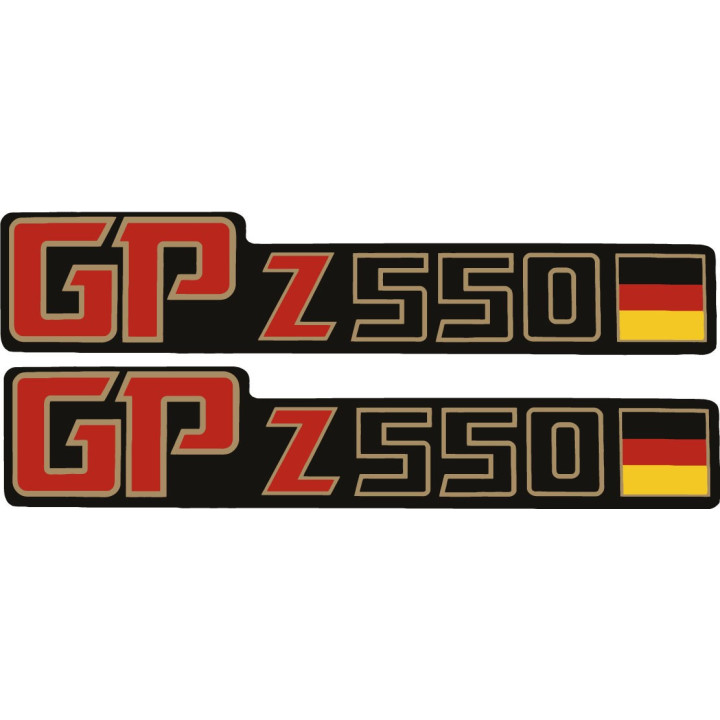 Kawasaki GPZ 550 Stickers – Classic Sport Tourer Motorcycle Decals (2-Pack)