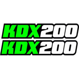 Kawasaki Kdx 200 Style 2 Stickers Decals - DecalsHouse