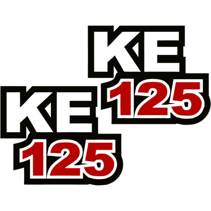 Kawasaki Ke 125 Stickers Decals - DecalsHouse