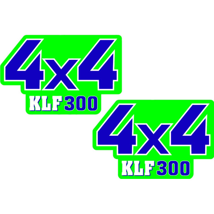 Kawasaki KLF300 Bayou ATV Stickers – Quad Panel Decals (2-Pack)