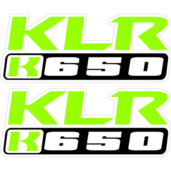 Kawasaki KLR 650 Dual Sport Stickers – Adventure Motorcycle Decals (2-Pack)