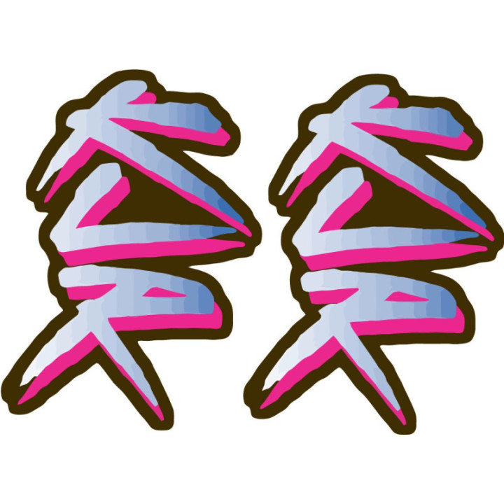 Kawasaki KLR Stickers – KLR 250 KLR 650 Dual Sport Adventure Decals (2-Pack)