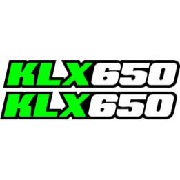 Kawasaki KLX 650 Dual Sport Stickers – Enduro Decals (2-Pack)