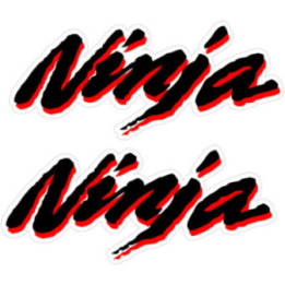 Kawasaki Ninja Style 2 Stickers – ZX-6R ZX-10R Sportbike Decals (2-Pack)