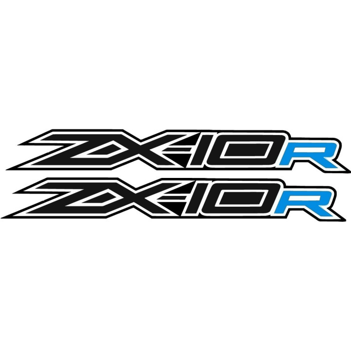 Kawasaki Ninja Zx 10r Blue Stickers Decals - DecalsHouse