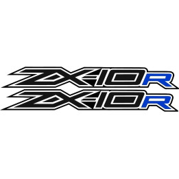 Kawasaki Ninja Zx 10r Dark Blue Stickers Decals - DecalsHouse