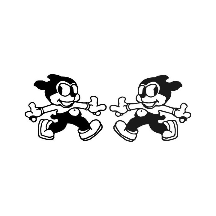 Betty Boop Pudgy the Dog Stickers – Cartoon Decals (2-Pack)