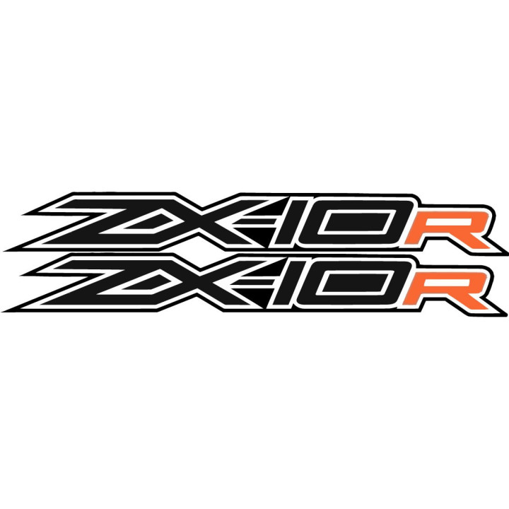 Kawasaki Ninja Zx 10r Orange Stickers Decals - DecalsHouse