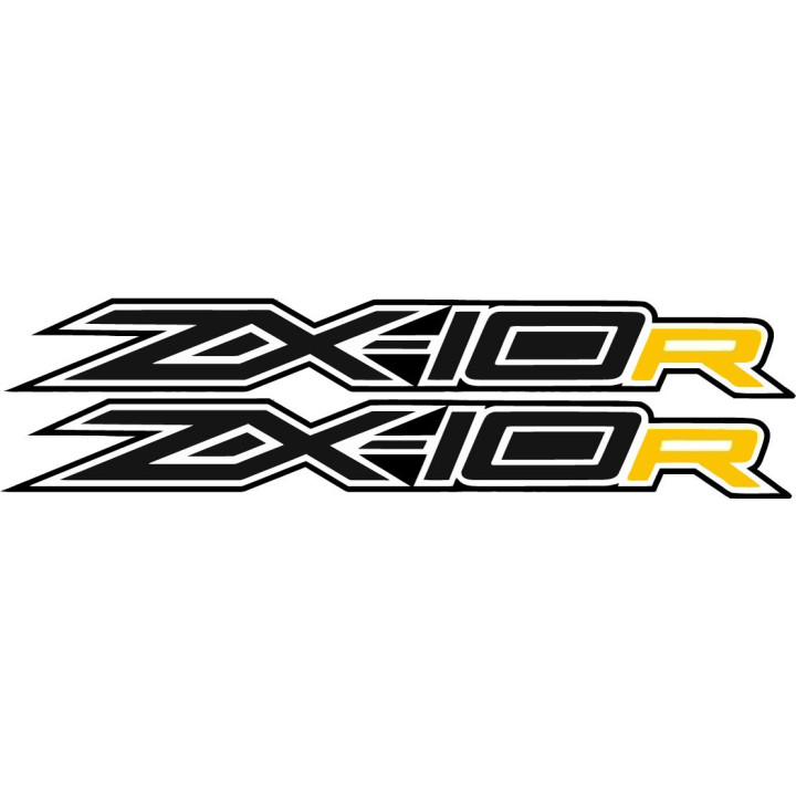 Kawasaki Ninja Zx 10r Yellow Stickers Decals - DecalsHouse