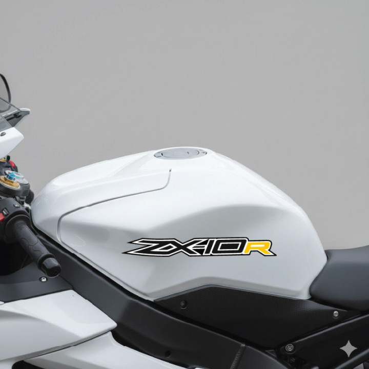 Kawasaki Ninja Zx 10r Yellow Stickers Decals - DecalsHouse