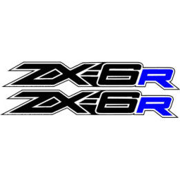 Kawasaki Ninja Zx 6r Blue Stickers Decals - DecalsHouse
