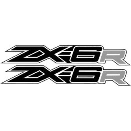 Kawasaki Ninja Zx 6r Grey Stickers Decals - DecalsHouse