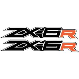 Kawasaki Ninja Zx 6r Orange Stickers Decals - DecalsHouse