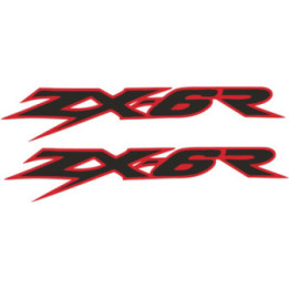 Kawasaki Ninja ZX-6R Red Stickers – Supersport Bodywork Decals (2-Pack)