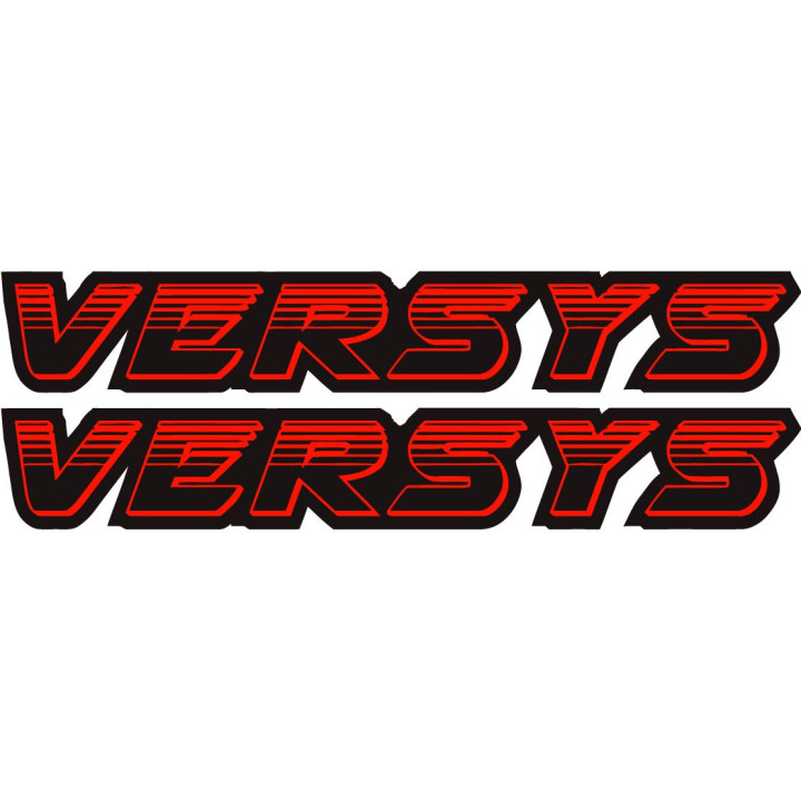 Kawasaki Versys Red Stickers Decals - DecalsHouse