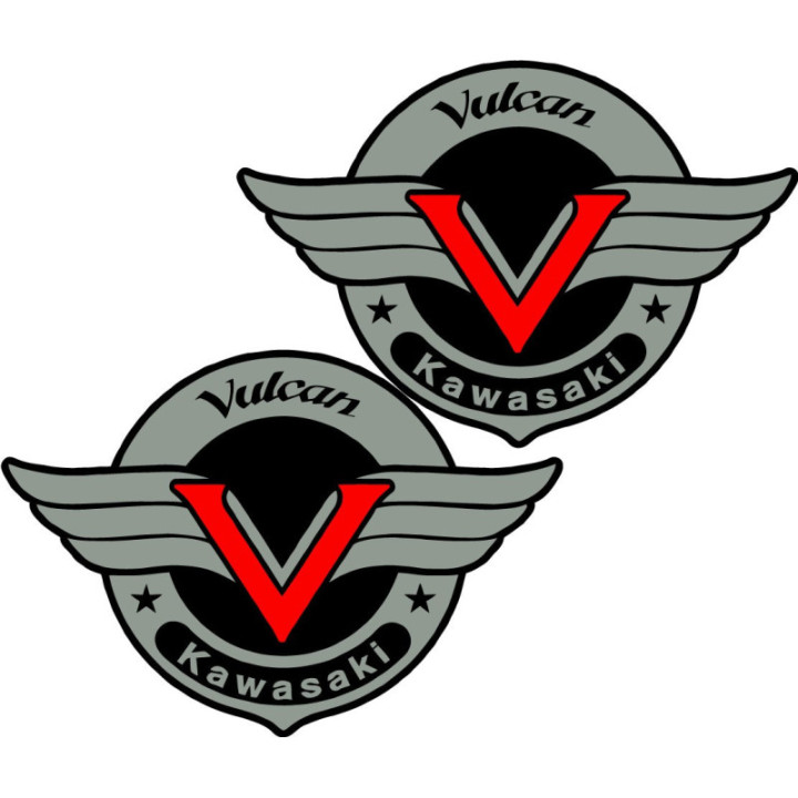 Kawasaki VN 750 Stickers – Vulcan Cruiser Motorcycle Decals (2-Pack)