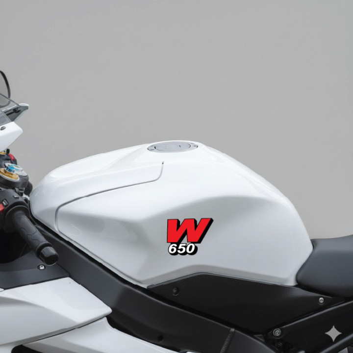 Kawasaki W 650 Style 2 Stickers Decals - DecalsHouse