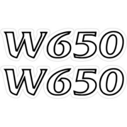 Kawasaki W 650 Style 3 Stickers Decals - DecalsHouse