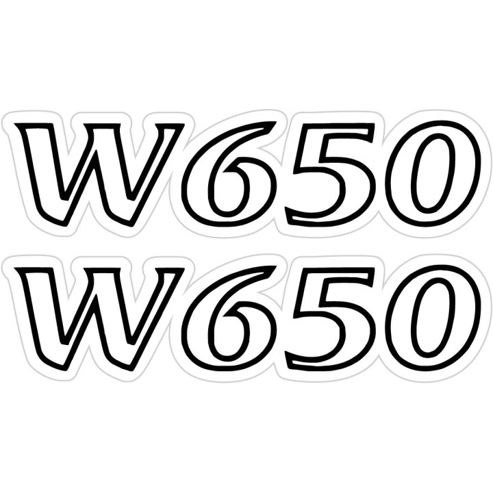 Kawasaki W 650 Style 3 Stickers Decals - DecalsHouse