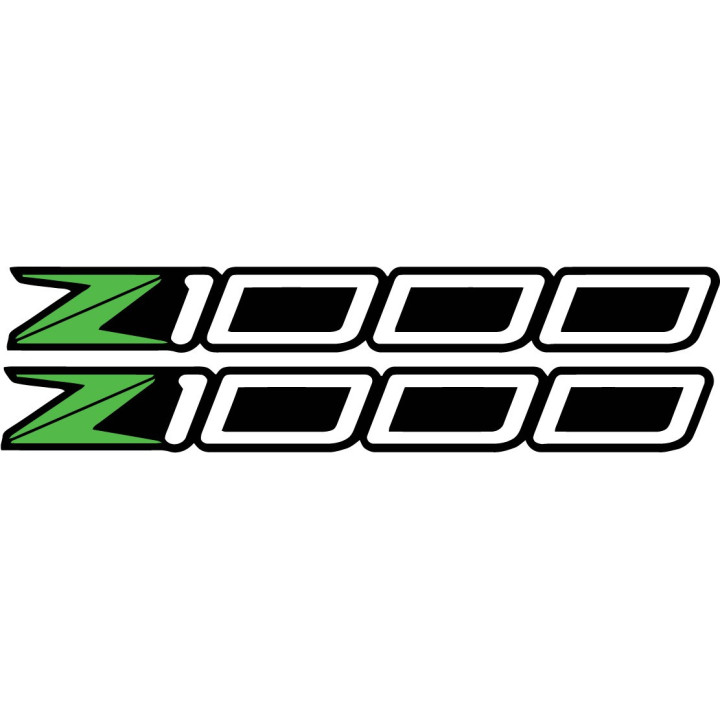 Kawasaki Z 1000 Green Stickers Decals - DecalsHouse