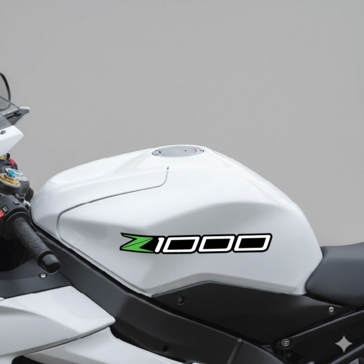 Kawasaki Z 1000 Green Stickers Decals - DecalsHouse