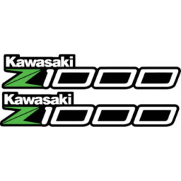 Kawasaki Z 1000 Green Style 2 Stickers Decals - DecalsHouse